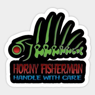 Horny Fisherman Sticker